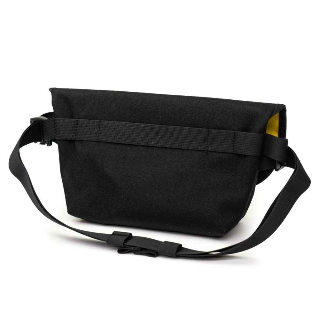 BLUE LUG* hip messenger (black/white reflector) - BLUE LUG