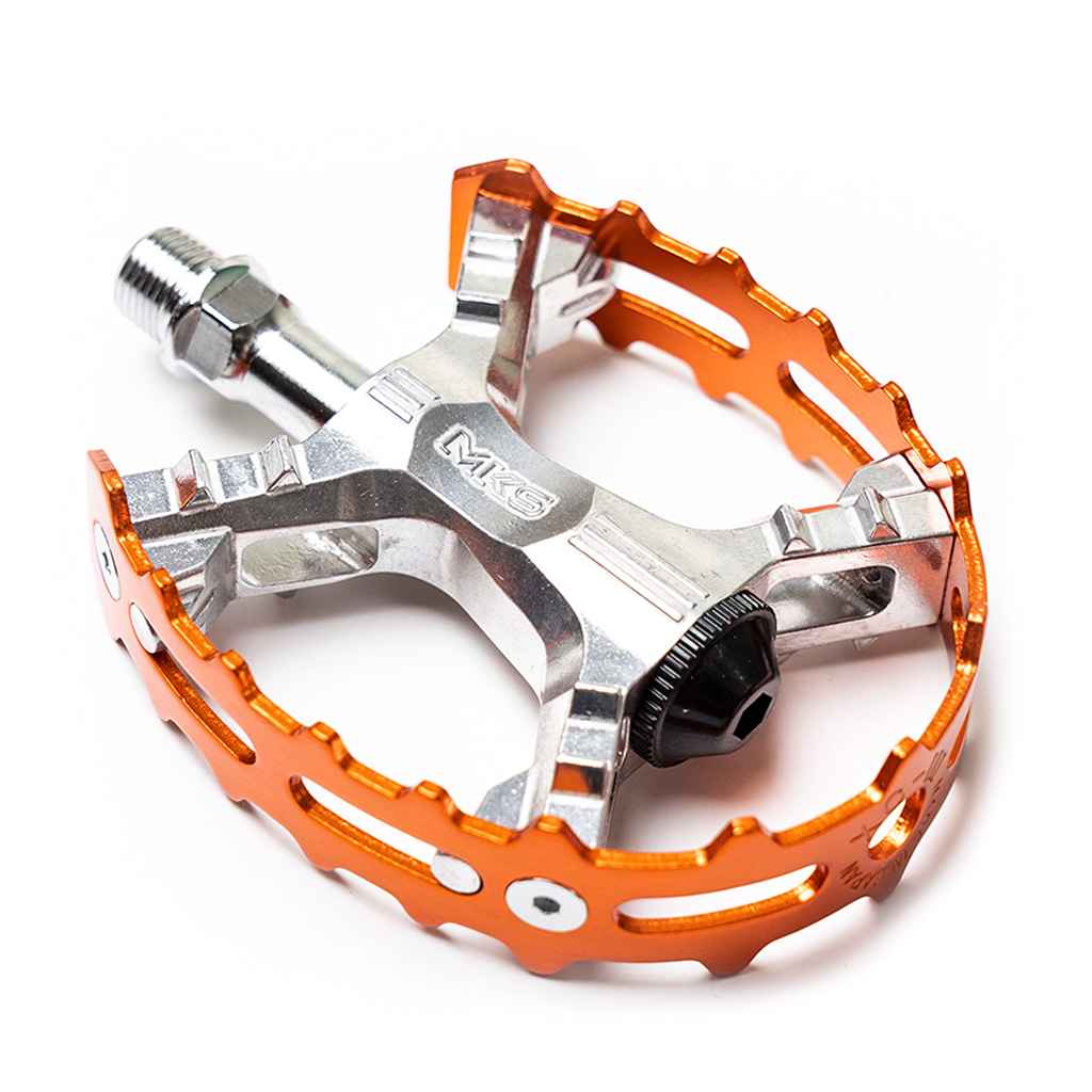 MKS* XC-III bear trap pedal (orange) - BLUE LUG ONLINE STORE