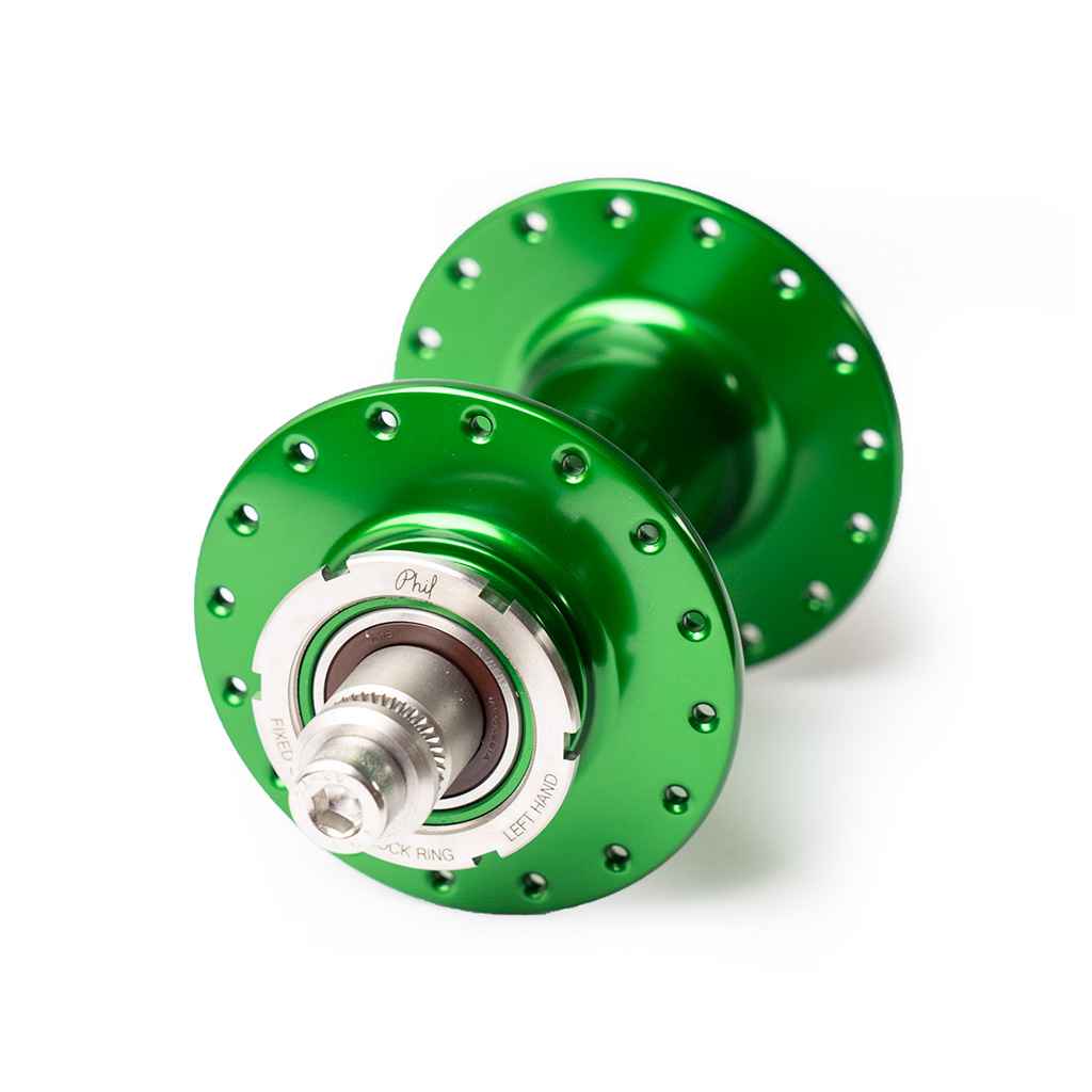 最終値下げ　新品未使用PHILWOODトラックハブ PHILWOOD* low flange track hub rear (silver/double cog