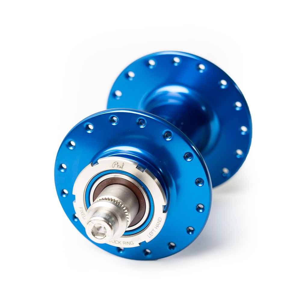 PHILWOOD ハブ 32H PHILWOOD - HIGH FLANGE HUB - FRONT - 32H - BLACK - W-BASE