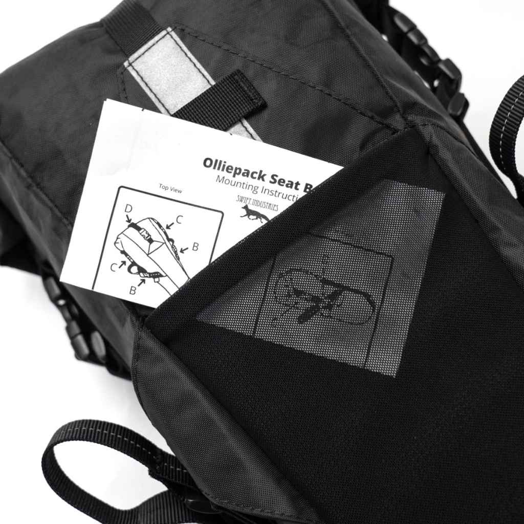 SWIFT INDUSTRIES* olliepack seat bag (ecopak/black) - BLUE LUG