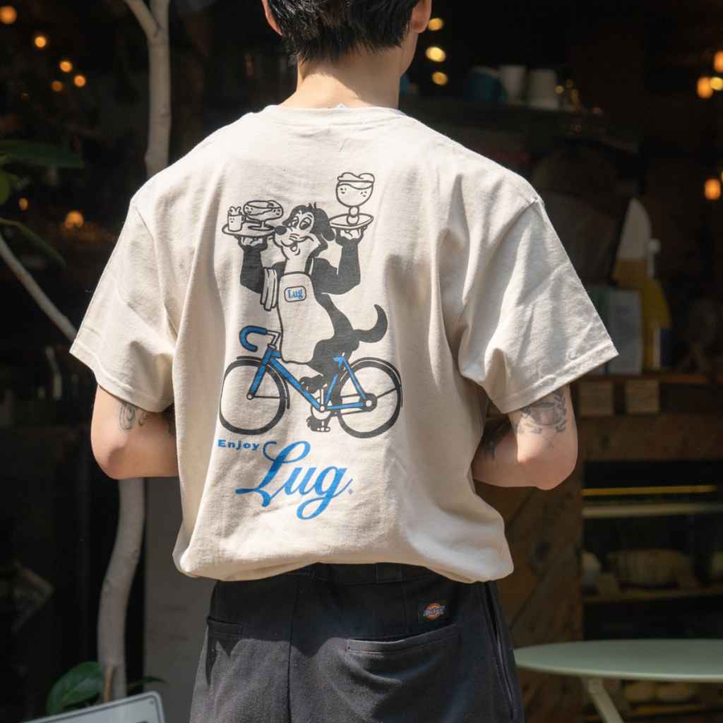 BLUE LUG* LUG dog t-shirt (sand) - BLUE LUG ONLINE STORE