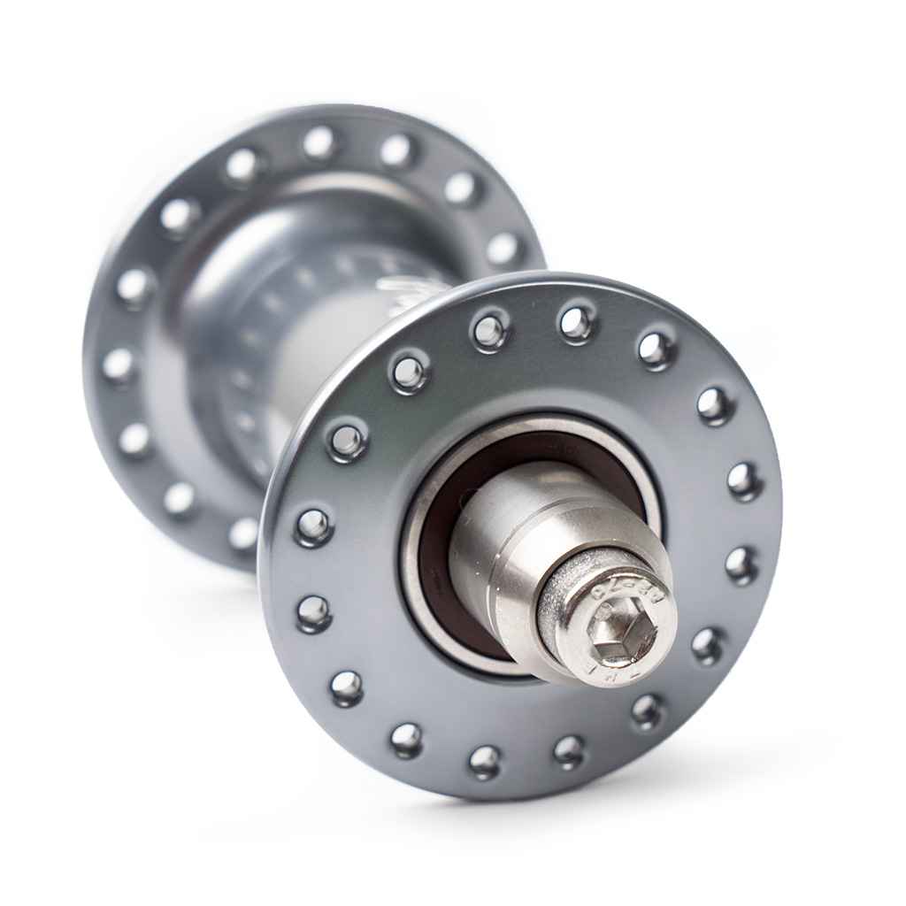 フィルウッドハブ PHILWOOD* Pro high flange track hub rear (green) - BLUE LUG