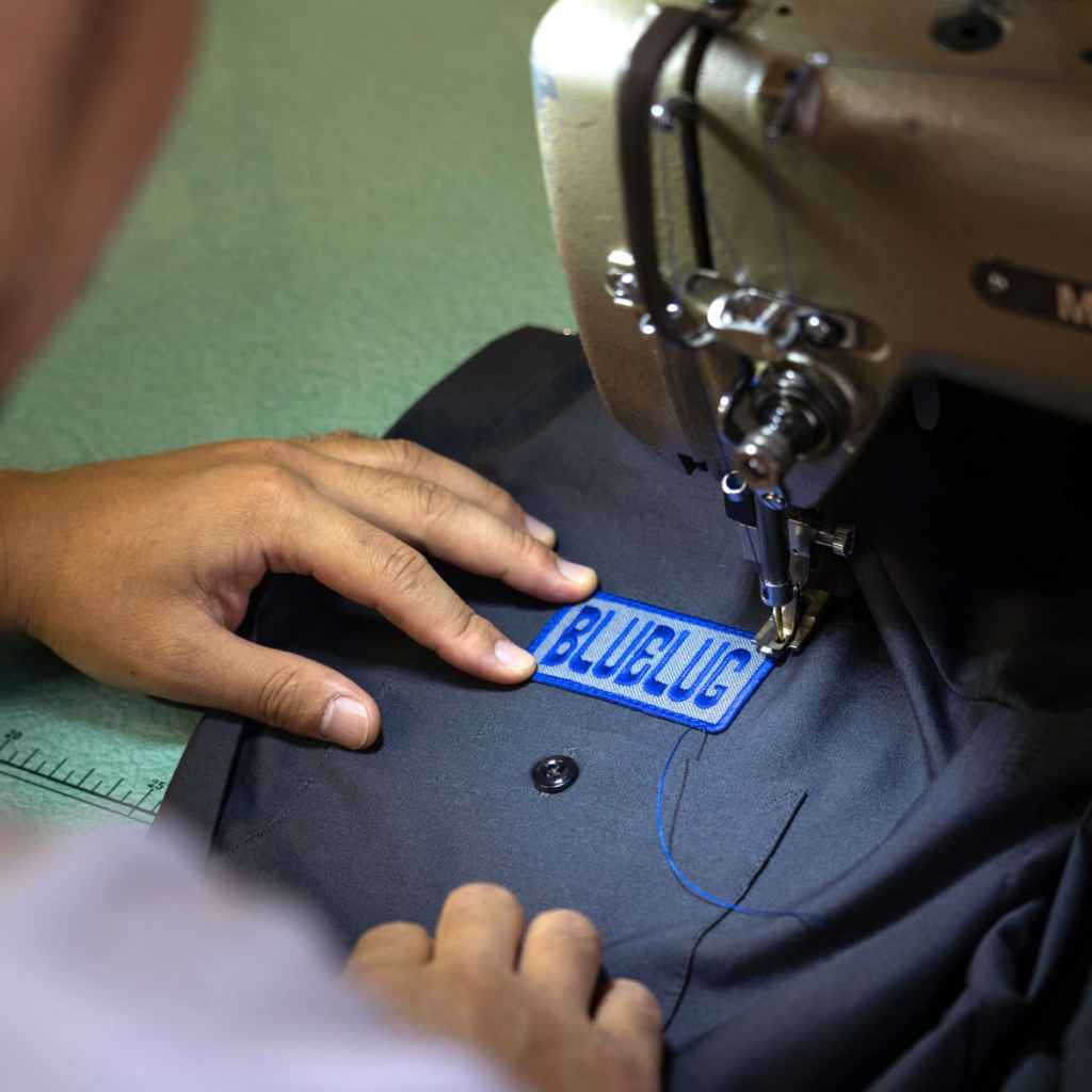 BLUE LUG* logo patch (blue) - BLUE LUG ONLINE STORE