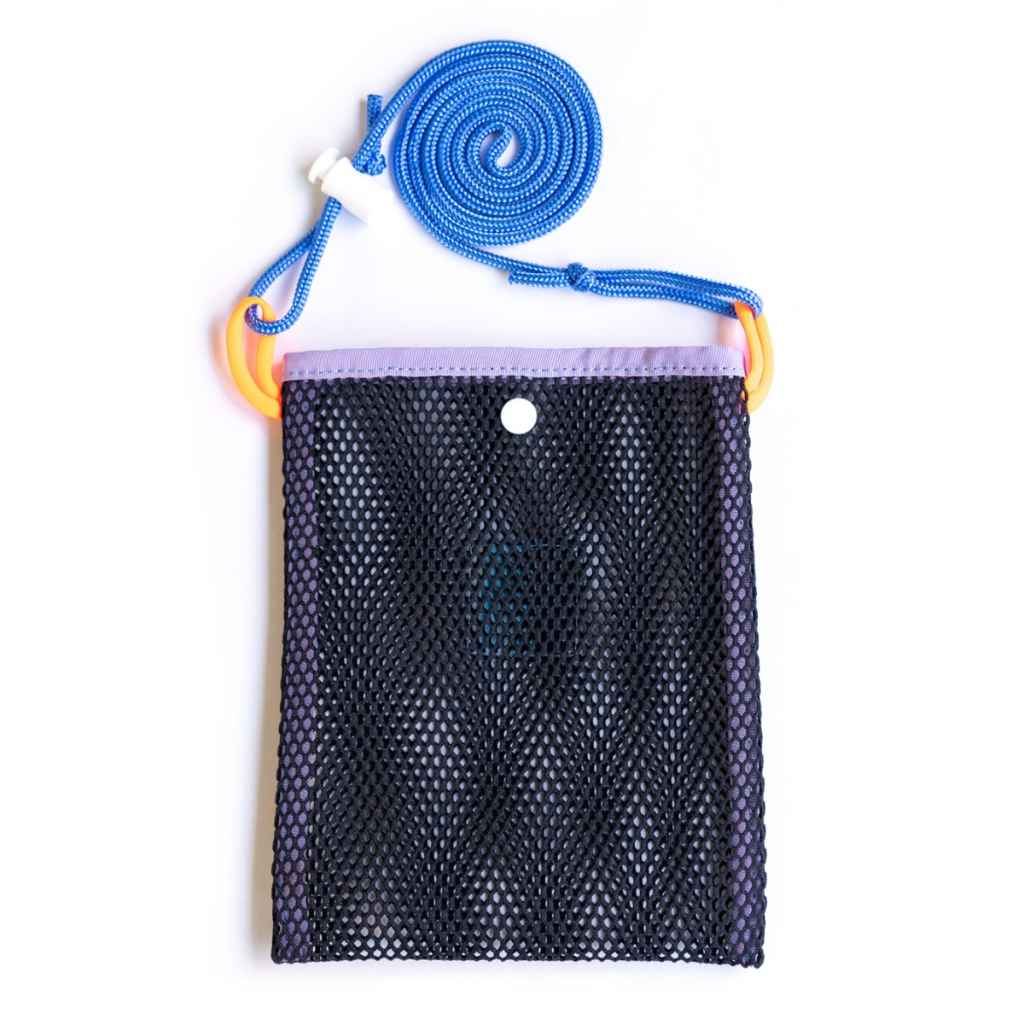 BLUE LUG* mini sacoche (mesh navy/purple) - BLUE LUG ONLINE