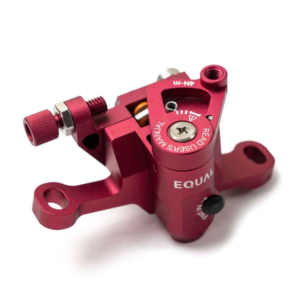 EQUAL ディスクブレーキ レッド GROWTAC EQUALブレーキ、そろそろ組み上がり - 東京～大阪