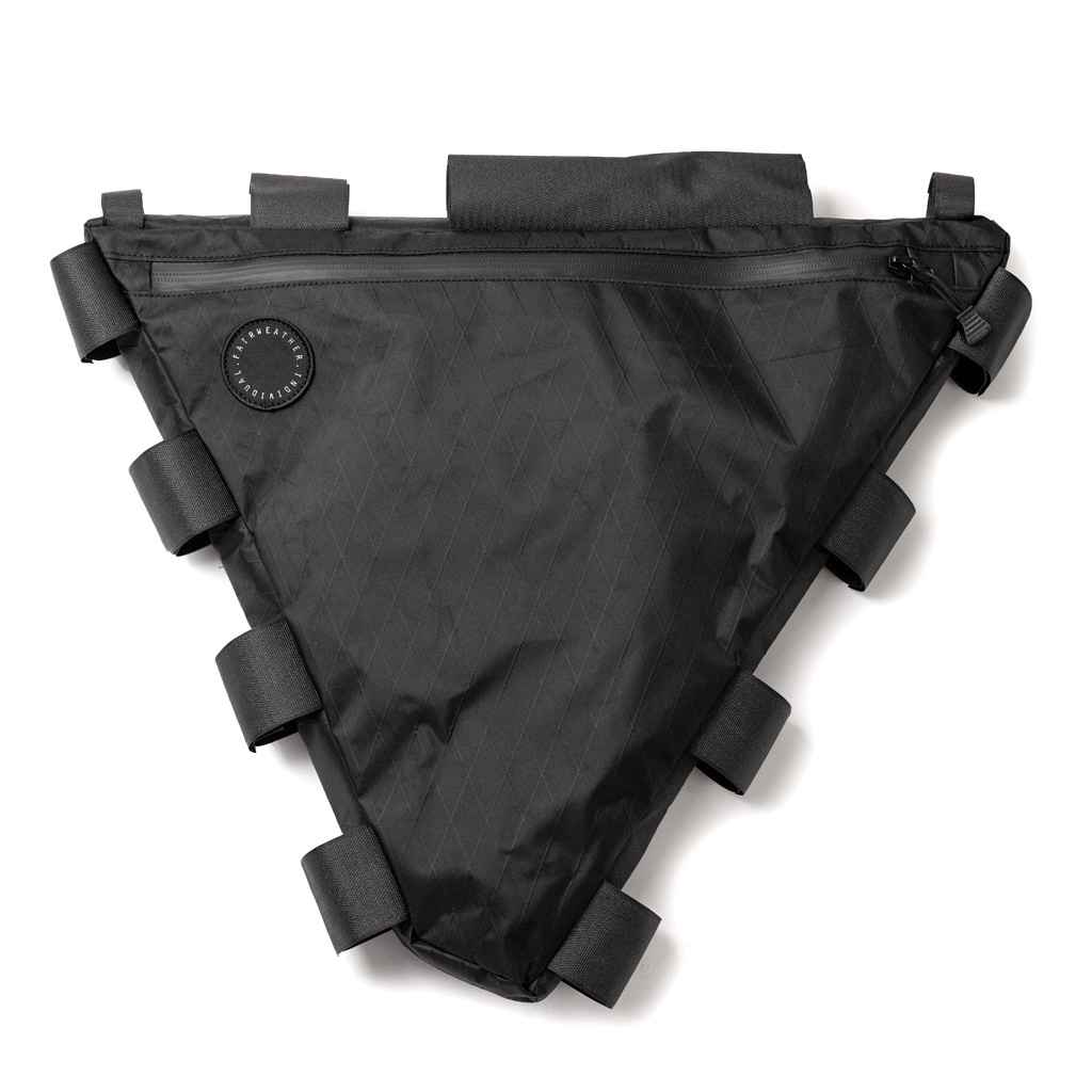 【新品未使用】FAIRWEATHER* frame bag (black) FAIRWEATHER FRAME BAG ADV (X-PAC/BLACK) – BICYCLE STUDIO