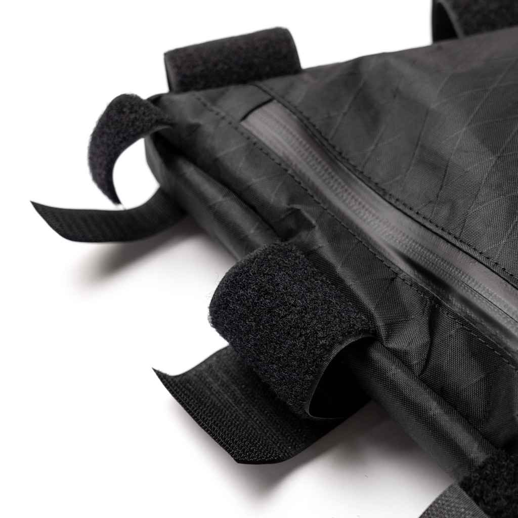 FAIRWEATHER* frame bag for lo pro (x-pac black) - BLUE LUG