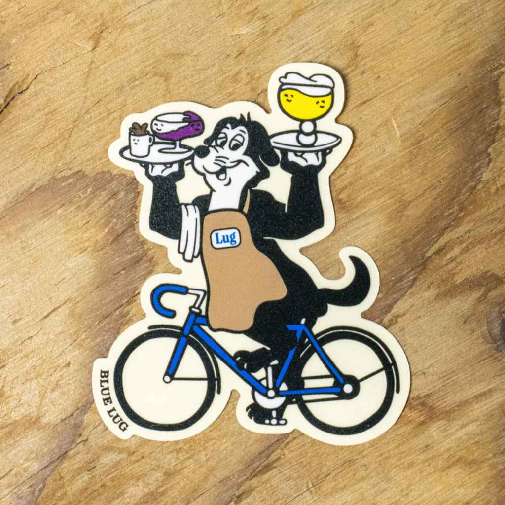 BLUE LUG* LUG dog sticker (blue/clear) - BLUE LUG ONLINE STORE