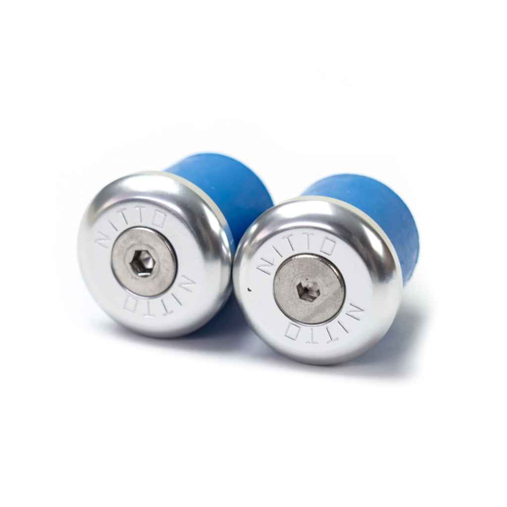 NITTO* ec-01 bar end (silver) - BLUE LUG ONLINE STORE