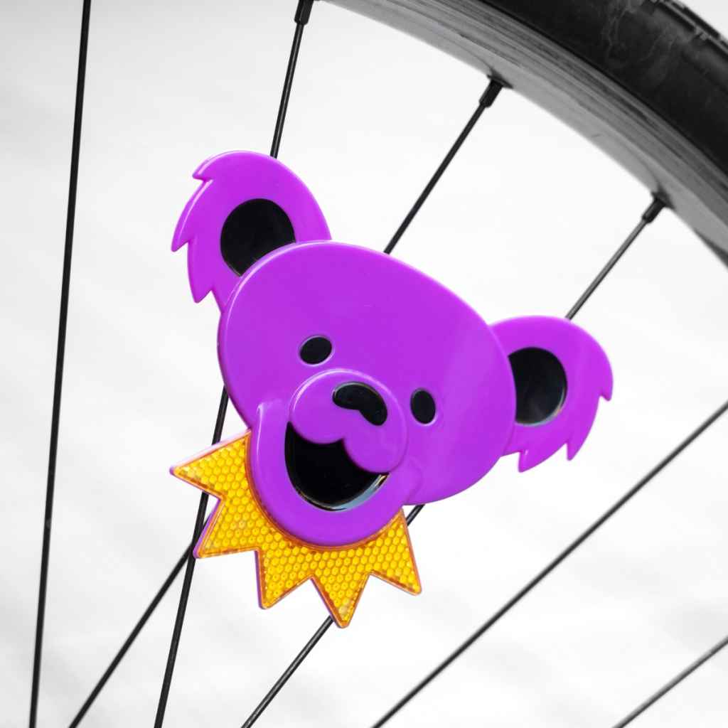 BL SELECT* dead bear spoke reflector (purple) - BLUE LUG ONLINE STORE