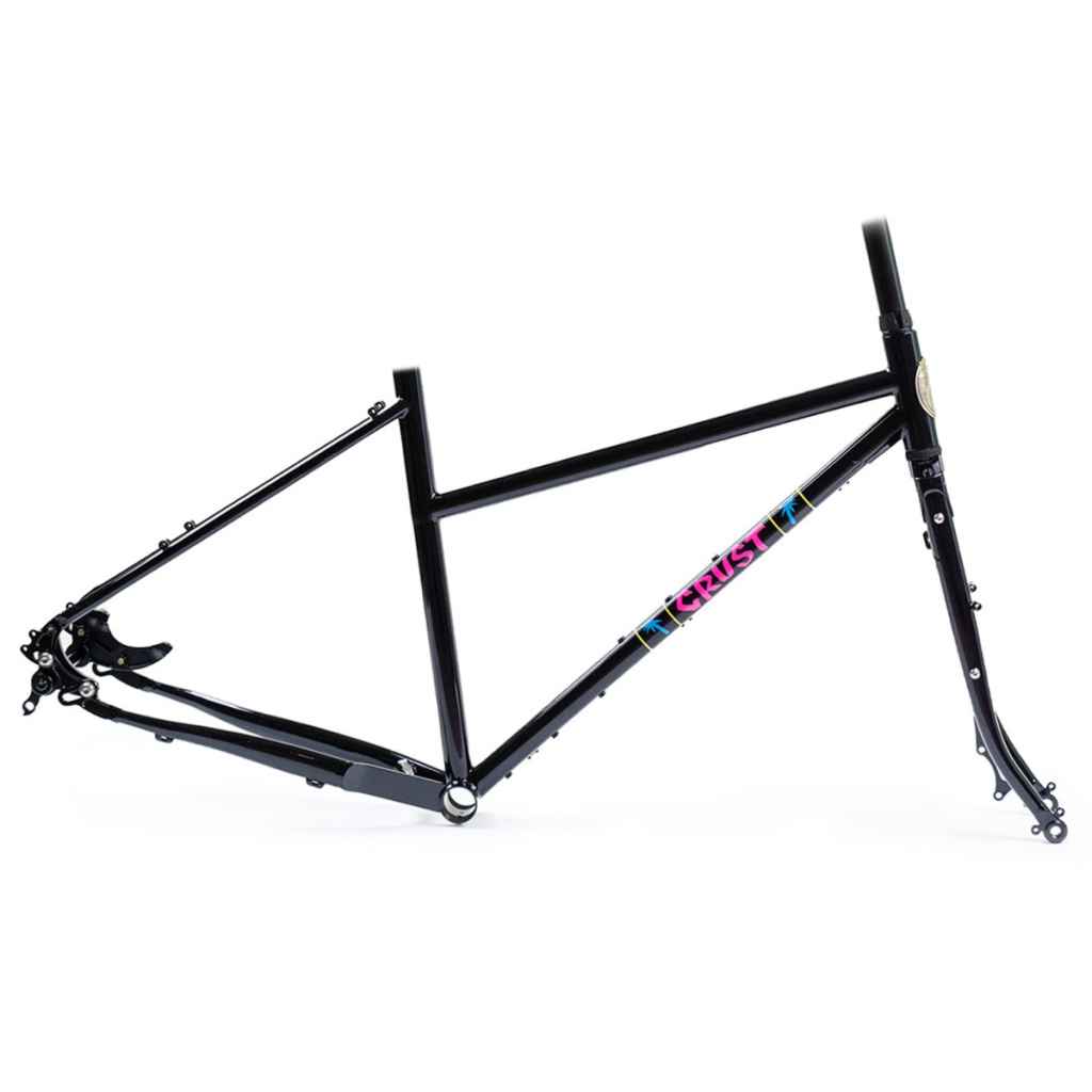 CRUST BIKES* evasion step through frame (galaxy black） - BLUE LUG