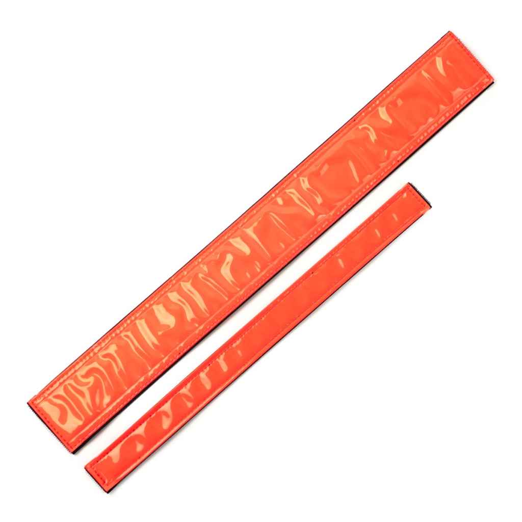 BLUE LUG* velcro reflector (orange) - BLUE LUG ONLINE STORE