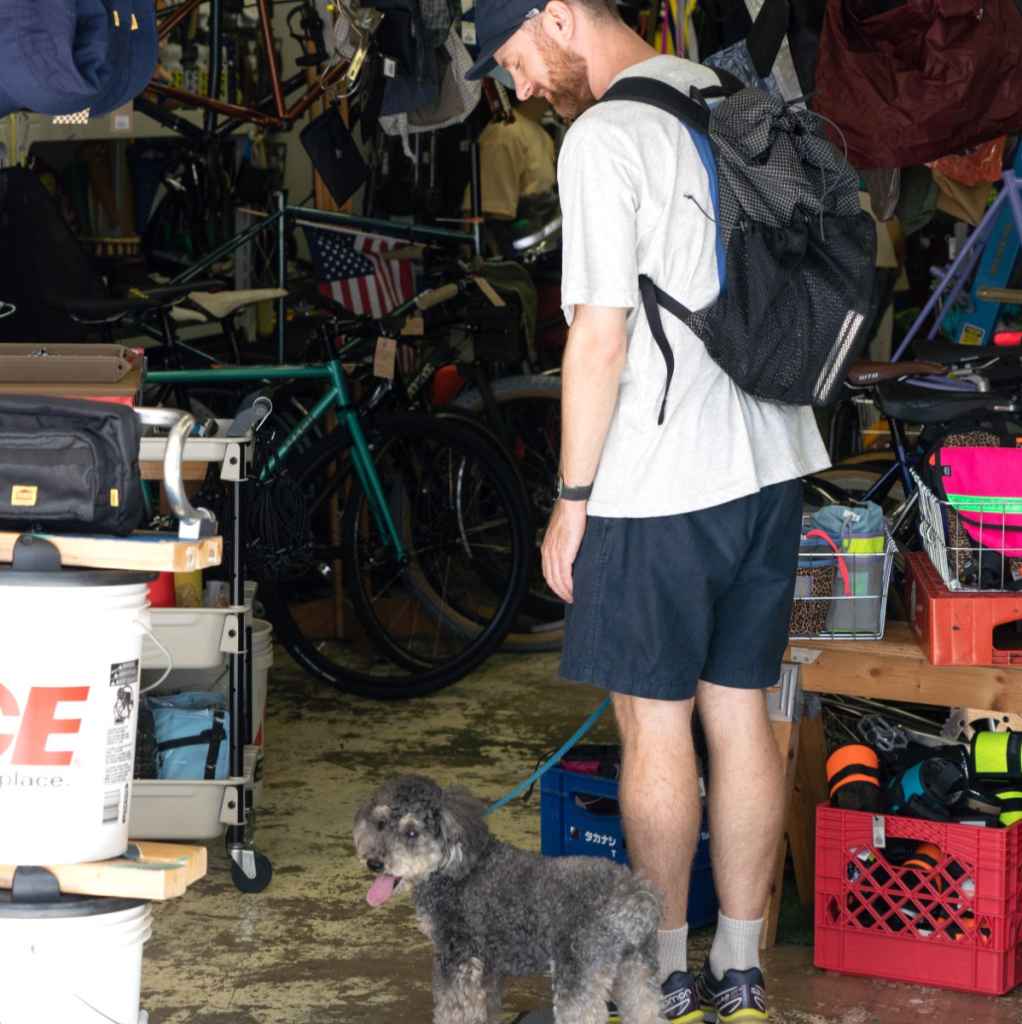 フェアウェザー　リュック　セット FAIRWEATHER* packable pack (rip black) - BLUE LUG ONLINE STORE