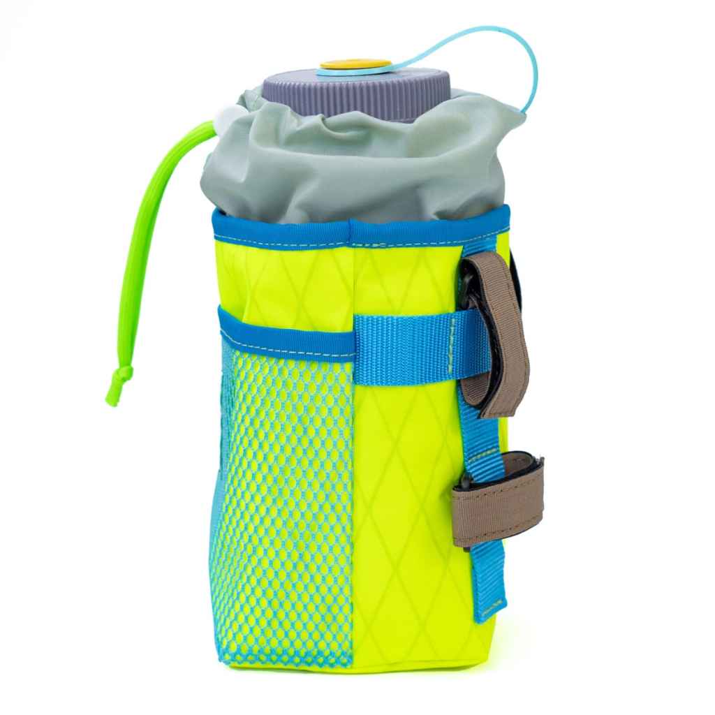 BLUE LUG* stem pouch (x-pac yellow/mesh blue) - BLUE LUG