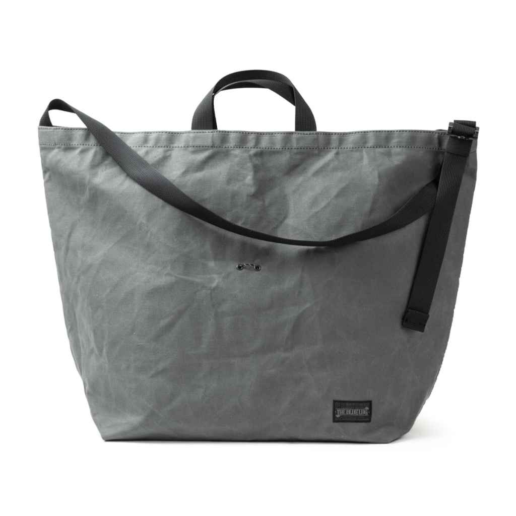 BLUE LUG* 137 tote bag (wax grey) - BLUE LUG ONLINE STORE