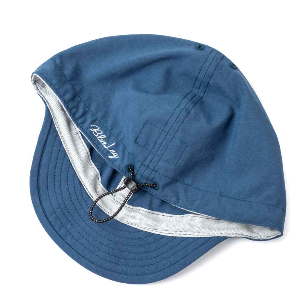 BLUE LUG* cycle work cap (nylon/slate blue) - BLUE LUG