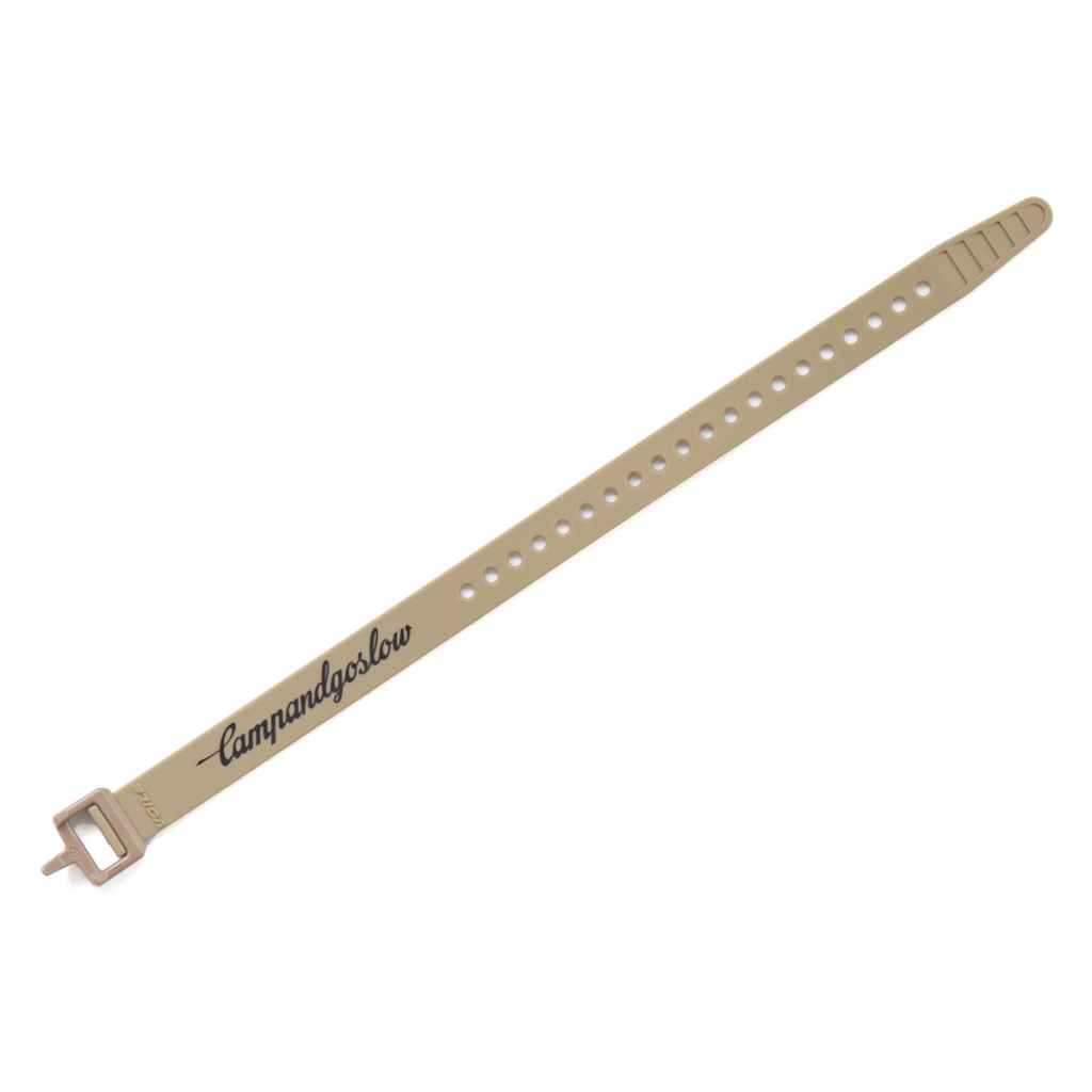 CAMP AND GO SLOW* 15inch voile strap (tan) - BLUE LUG ONLINE