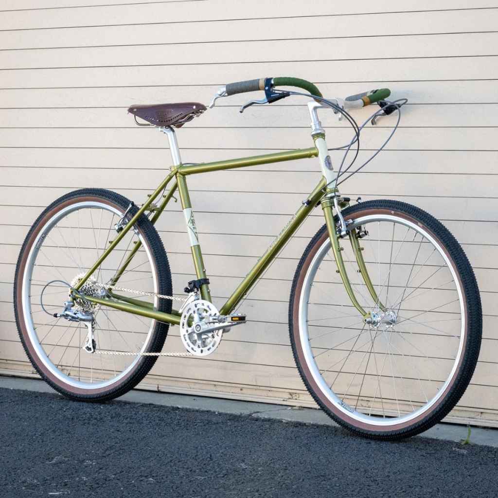 パーツ RIVENDELL JOE APPALOOSA 46 lime olive RIVENDELL* joe appaloosa frame set (lime olive) - BLUE LUG ONLINE
