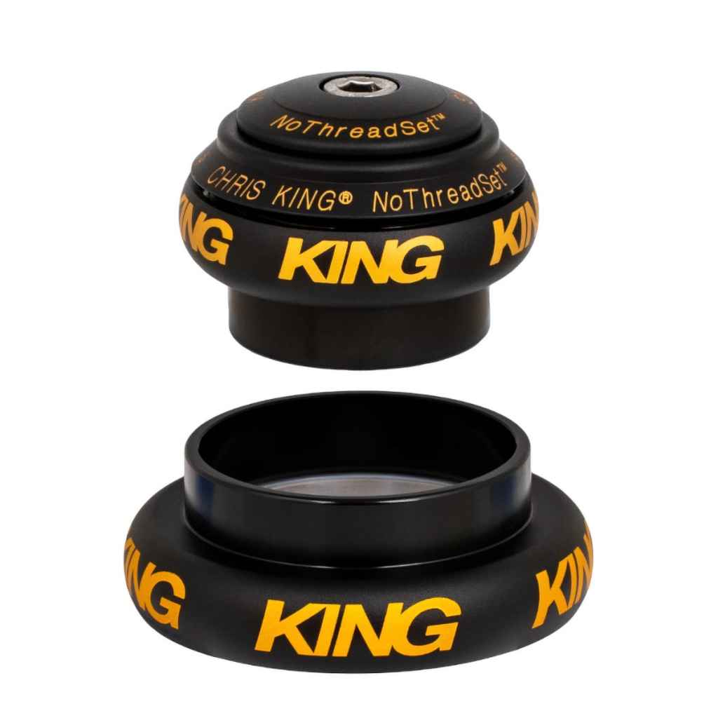 CHRIS KING* nothreadset tapered 1.5 (black/gold) - BLUE LUG ONLINE