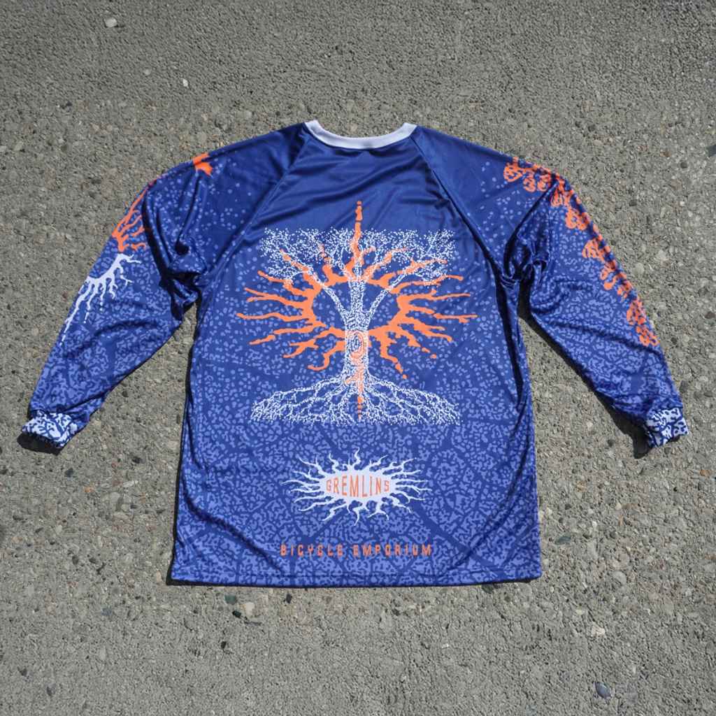 GREMLINS BICYCLE EMPORIUM* MTBMX jersey (blue) - BLUE LUG ONLINE STORE