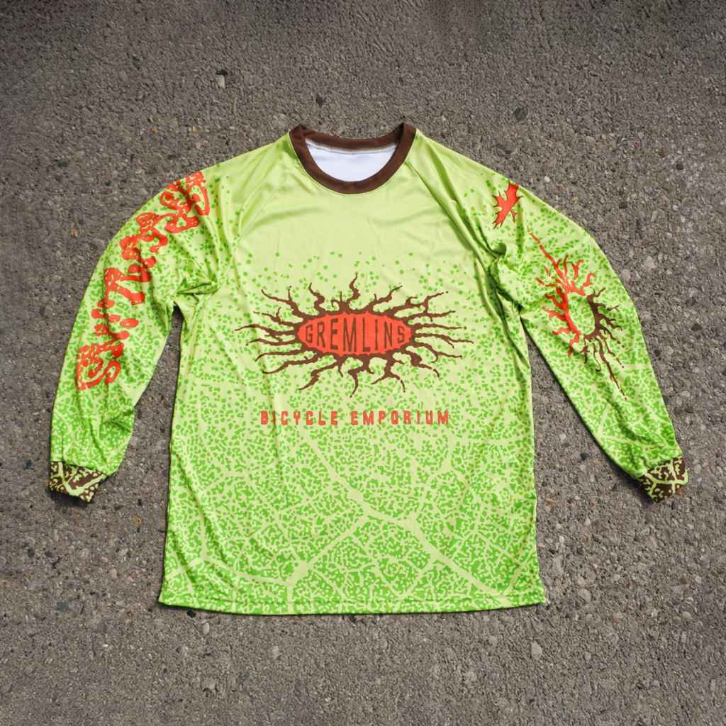 GREMLINS BICYCLE EMPORIUM* MTBMX jersey (green) - BLUE LUG ONLINE