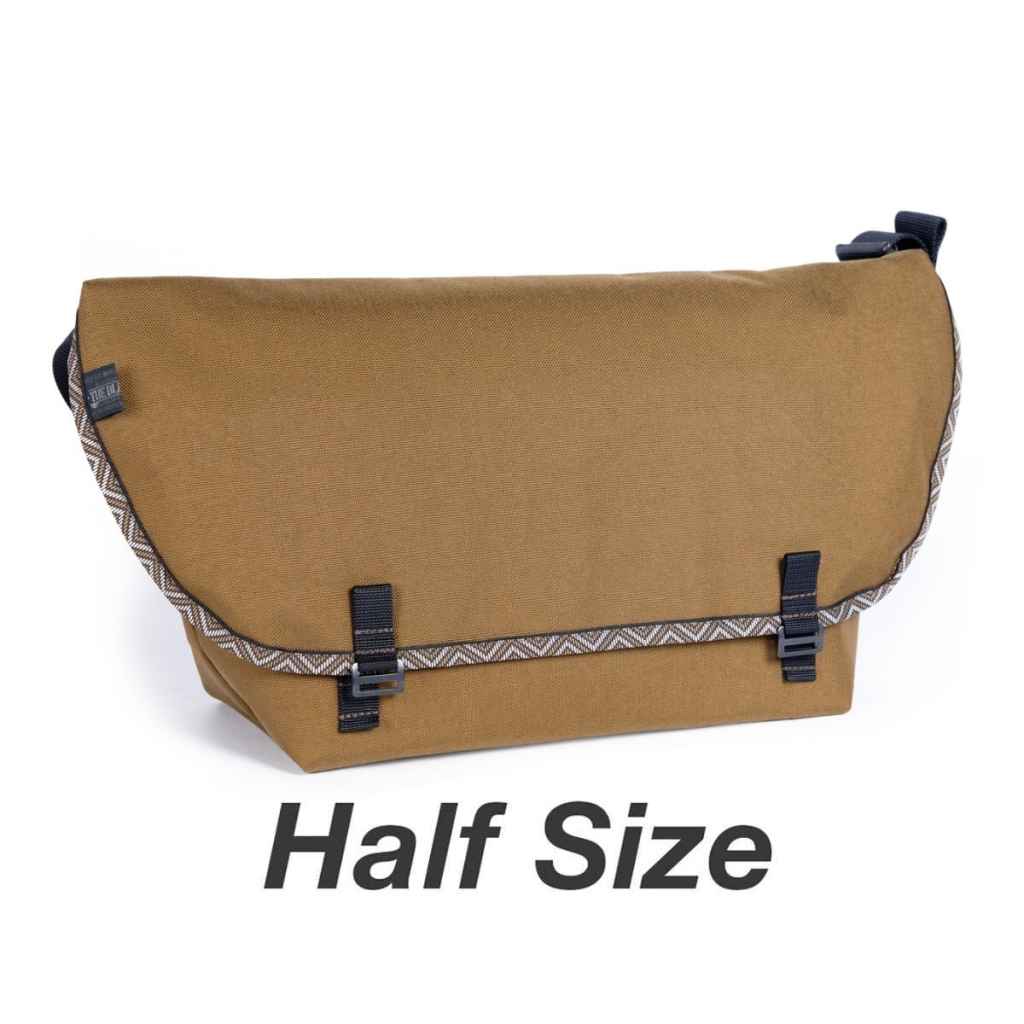 CAMP AND GO SLOW×BLUE LUG* the messenger bag half (great horned