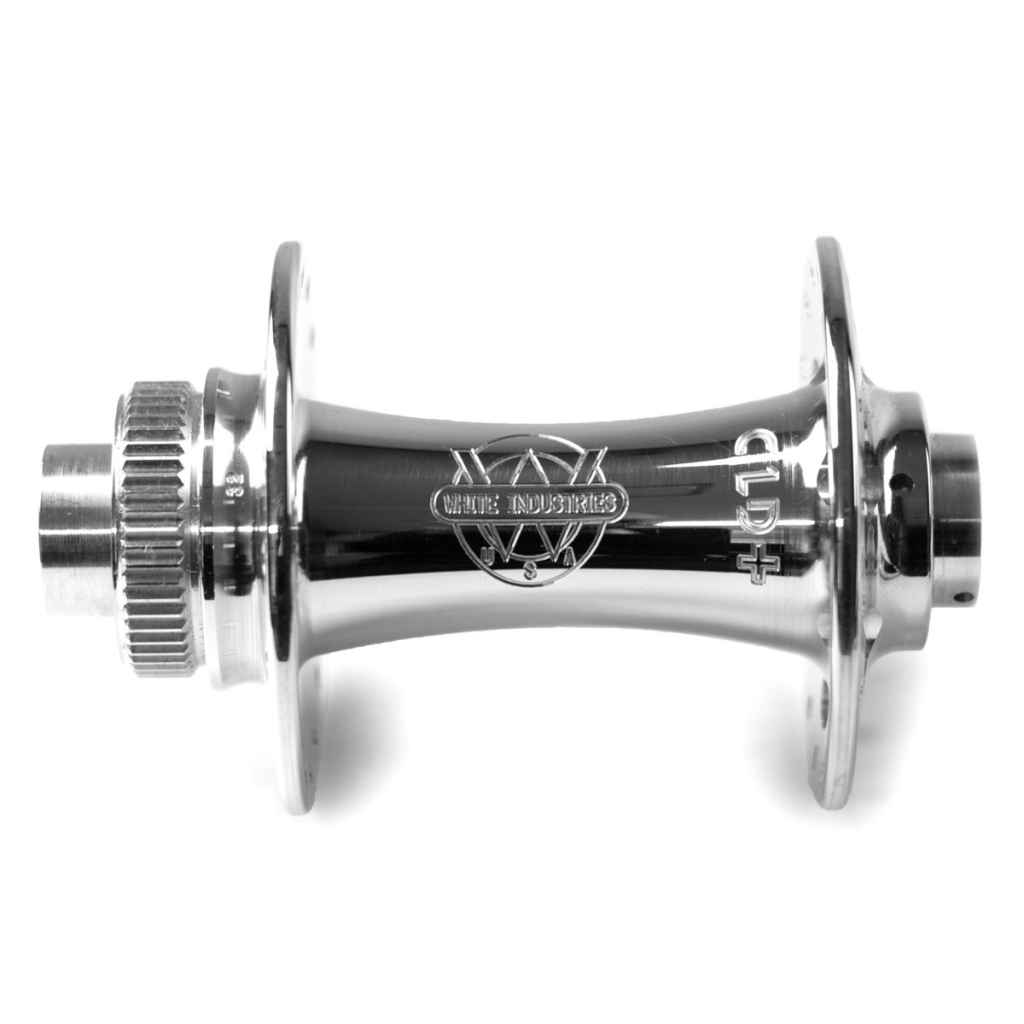 WHITE INDUSTRIES* CLD+ boost disc hub front (silver) - BLUE
