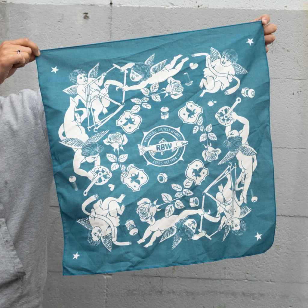 RIVENDELL* cherubim bandana (blue) - BLUE LUG ONLINE STORE