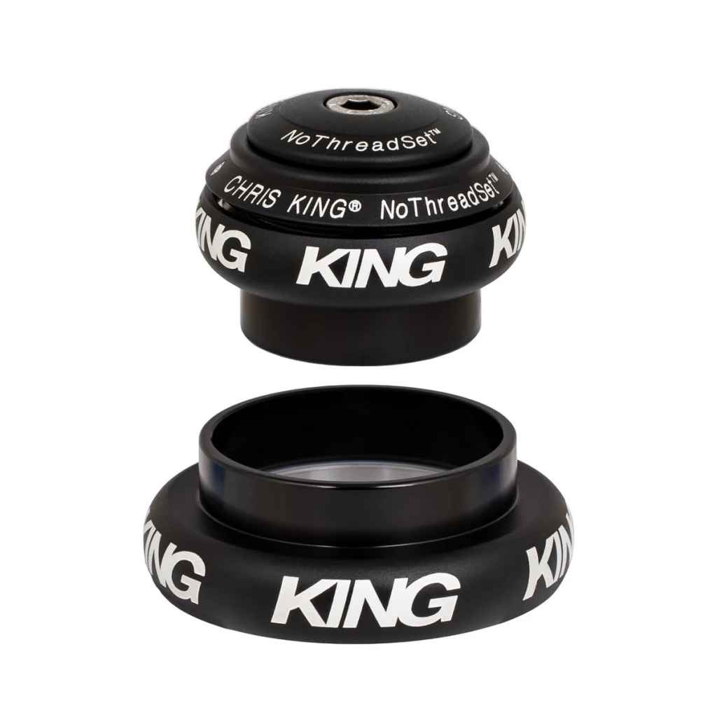 Chris King クリスキングNoThreadSet Tapered 1.5 CHRIS KING* nothreadset tapered 1.5 (matte black) - BLUE LUG