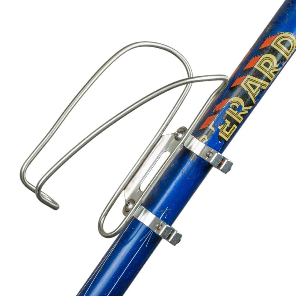 VELO ORANGE* hinged water bottle cage clamp (black) - BLUE LUG