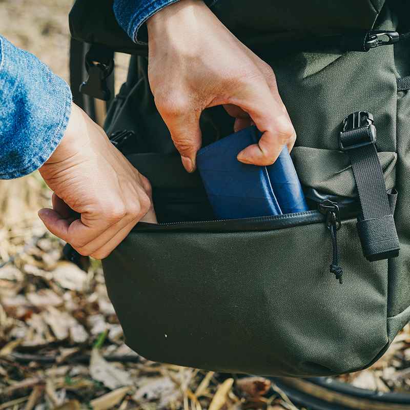 FAIRWEATHER* flaptop pannier (purple) - BLUE LUG GLOBAL