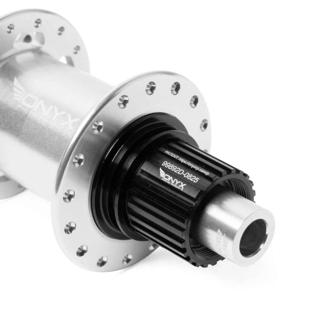 ONYX* vesper mtb boost iso ms hub rear (silver) - BLUE LUG ONLINE
