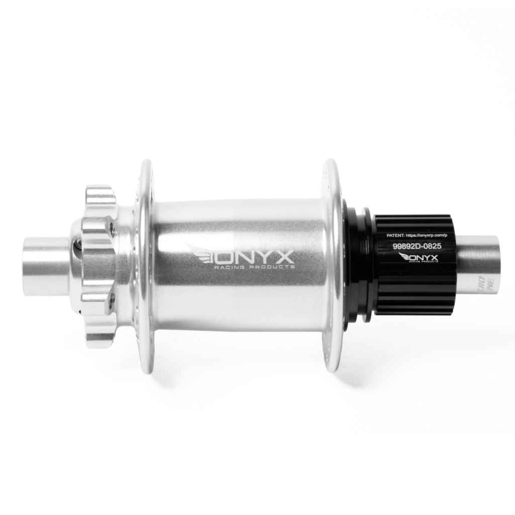 ONYX* vesper mtb boost iso ms hub rear (silver) - BLUE LUG ONLINE