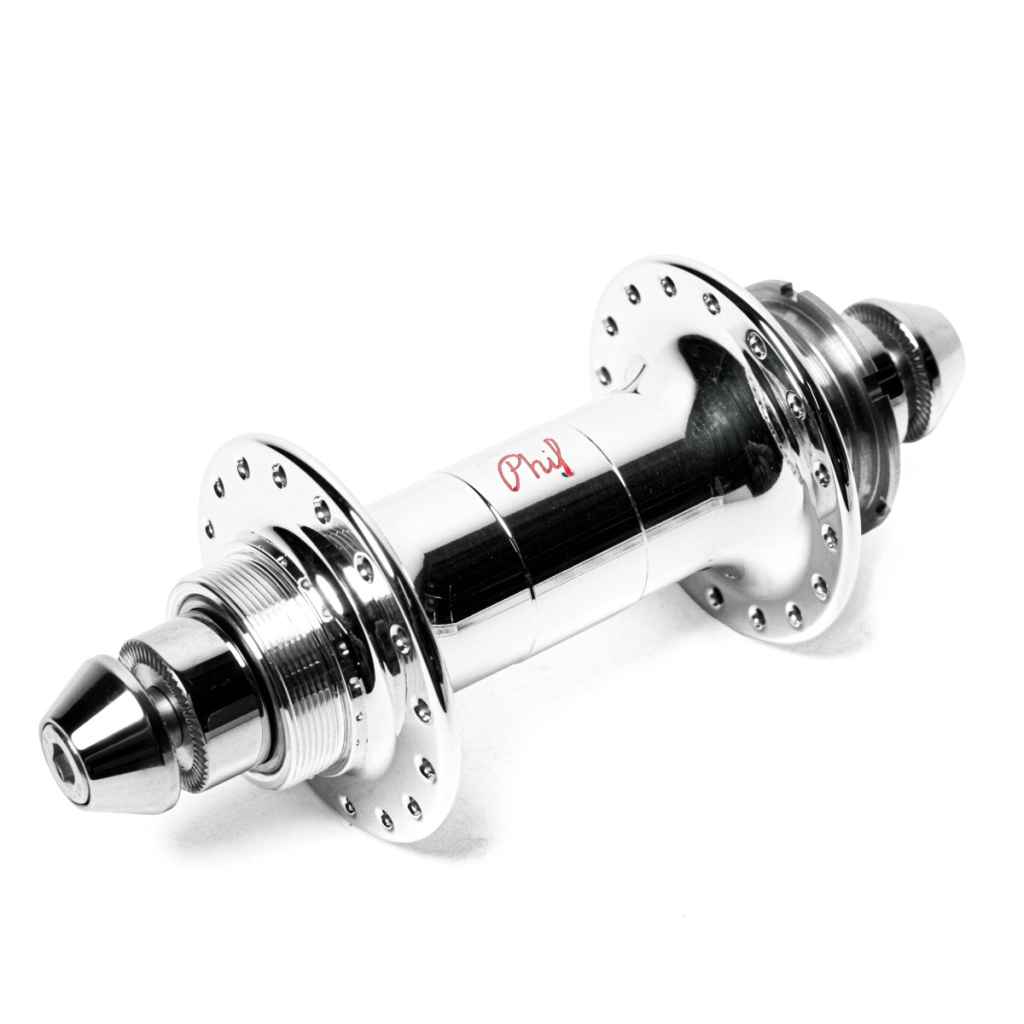レア美品　philwood フィルウッドphil ハブ　kiss of hub PHIL WOOD* kiss-off hub rear (black/fixed&free) - BLUE LUG ONLINE