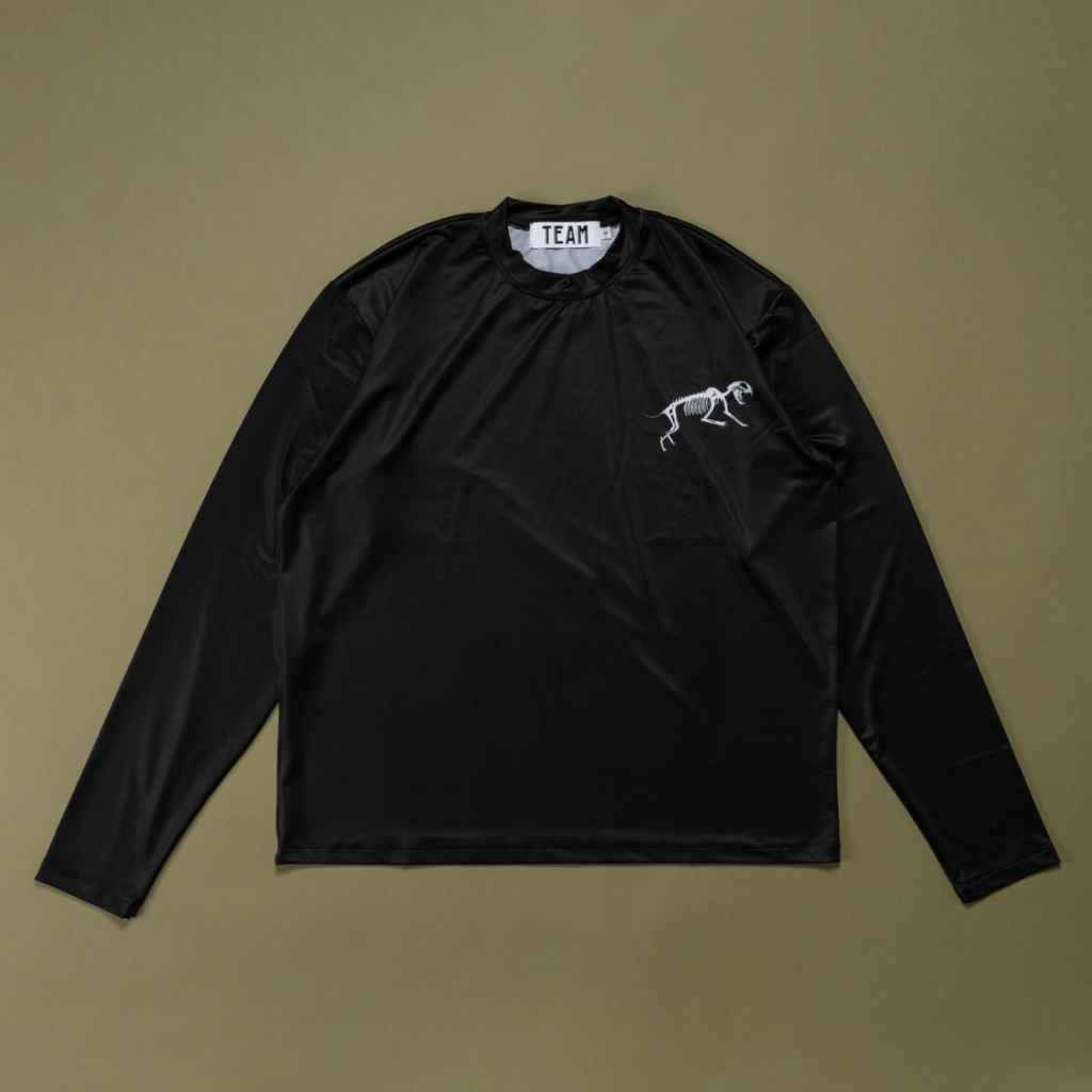 新品タグ付 TECH L/S TEE サイズL TEAM DREAM* boney ls tech tee (black) - BLUE LUG ONLINE STORE