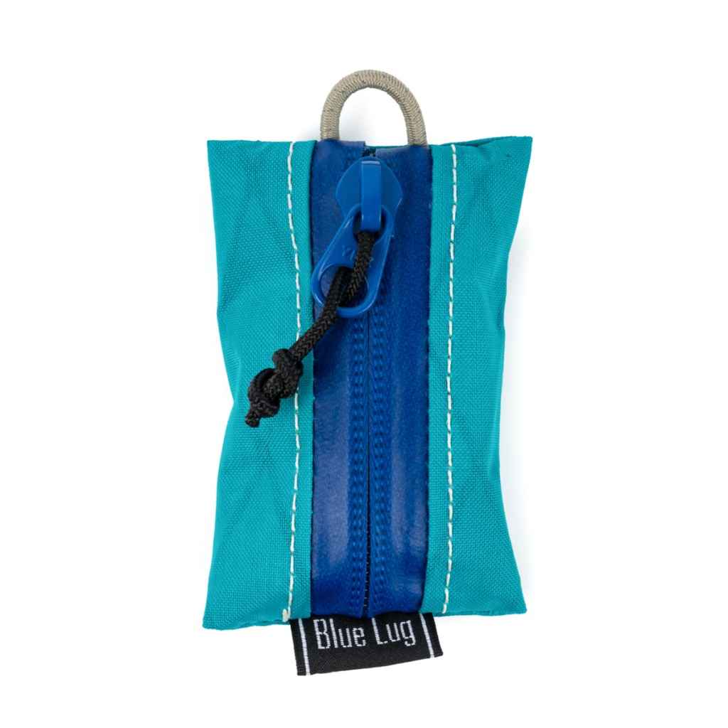 BLUE LUG* kozeni pouch (x-pac teal/blue) - BLUE LUG ONLINE STORE