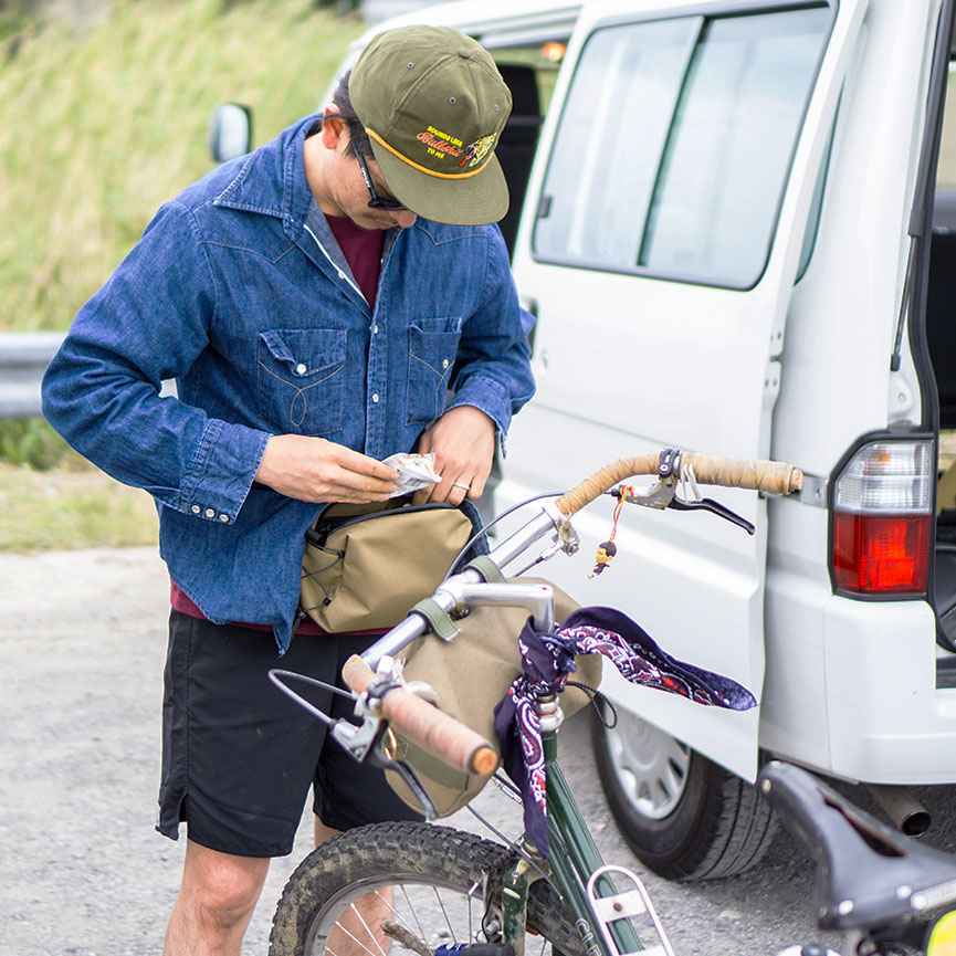 FAIRWEATHER フェアウェザー ヒップパック ポーチ　BLUELUG FAIRWEATHER* hip pack (dyneema hybrid/h white) - BLUE LUG ONLINE STORE