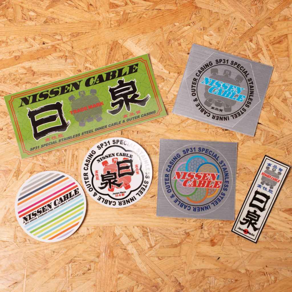 NISSEN* sticker (yarn spool) - BLUE LUG ONLINE STORE