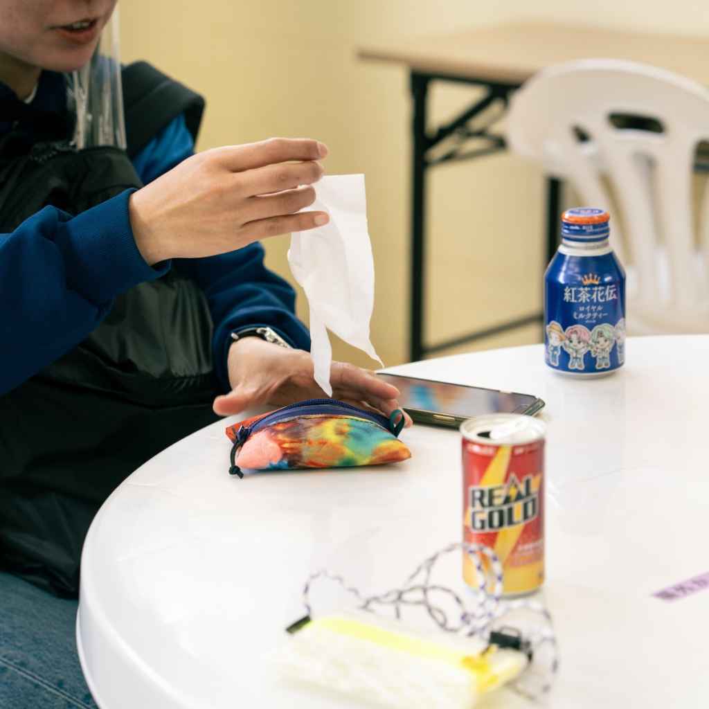 BLUE LUG* tissue pouch (x-pac teal) - BLUE LUG ONLINE STORE