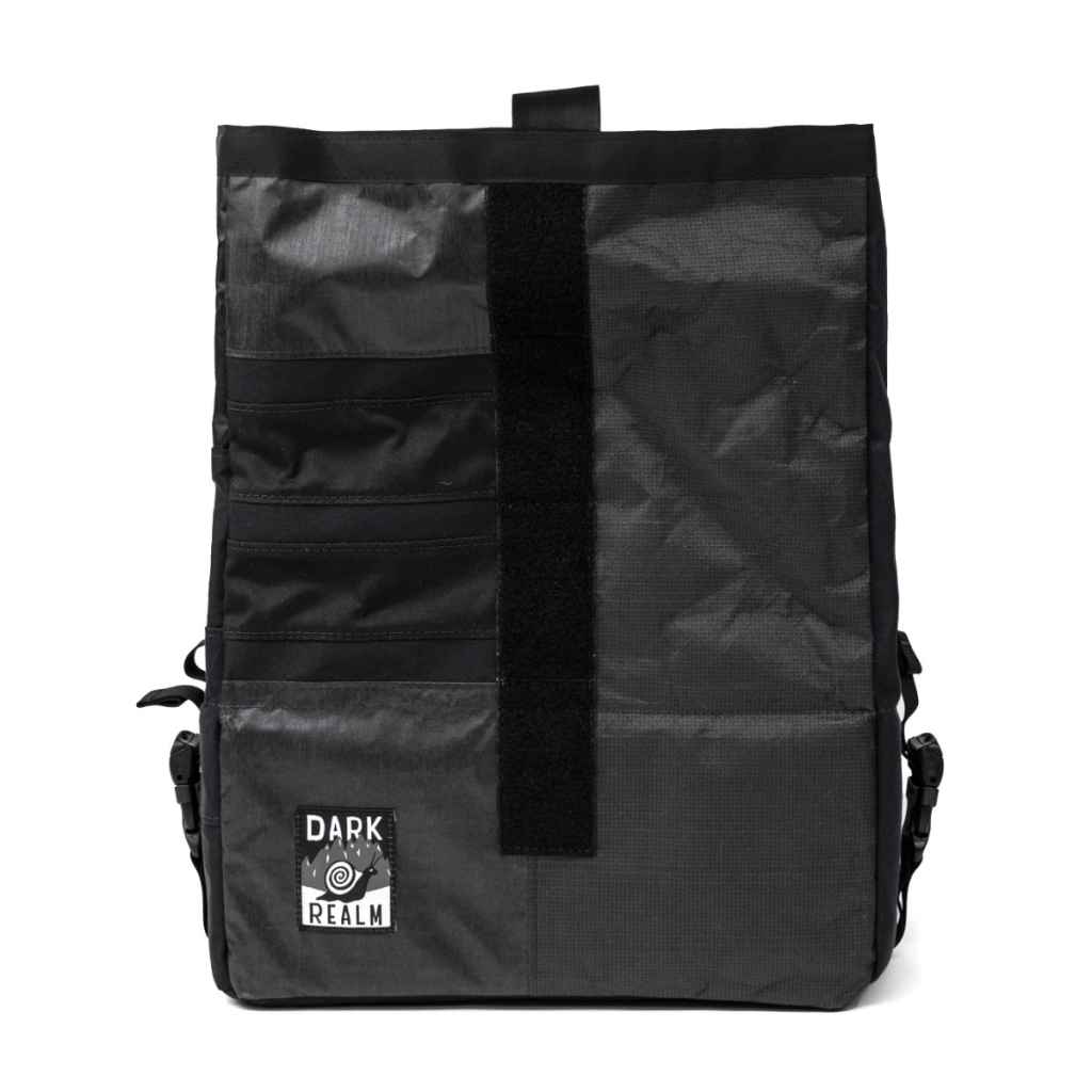 REALM* wald 137 basket bag (black harlequin/C) - BLUE LUG