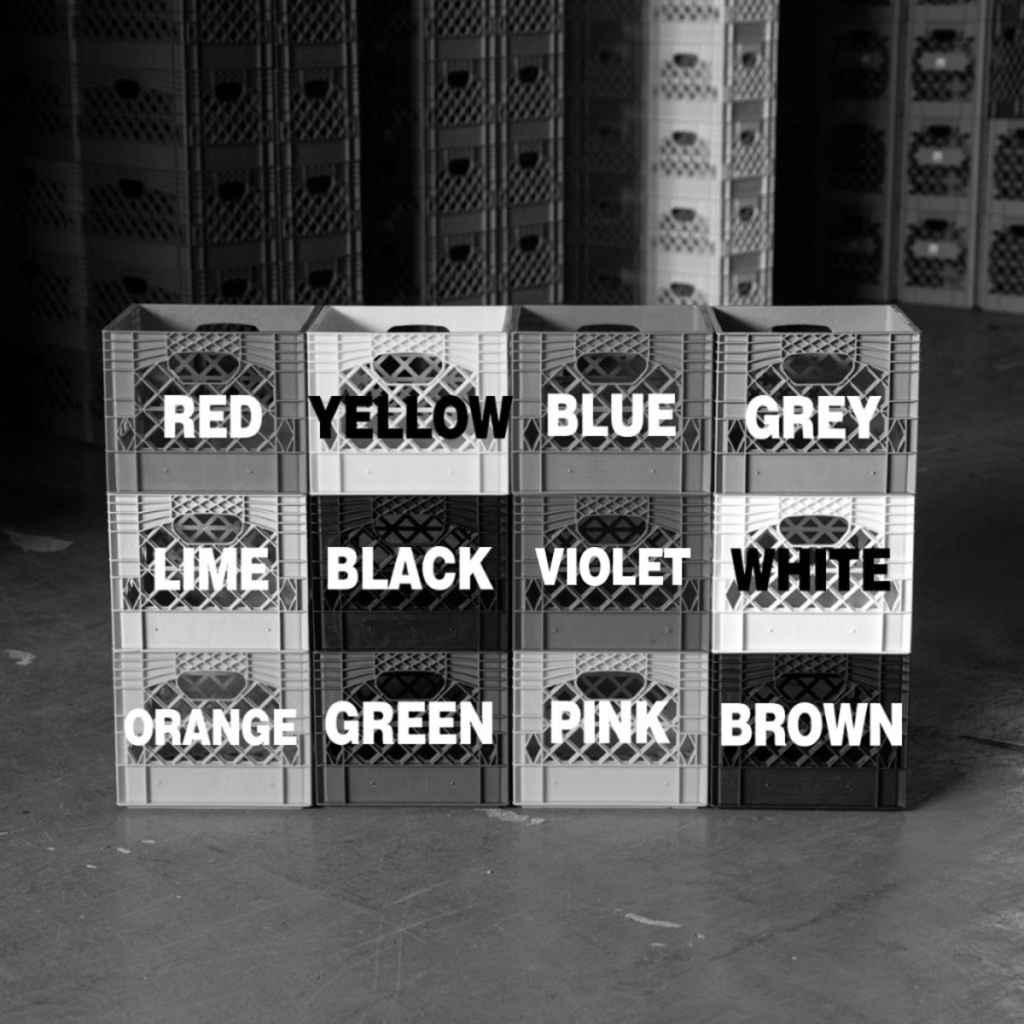 BL SELECT* square milk crate - BLUE LUG ONLINE STORE
