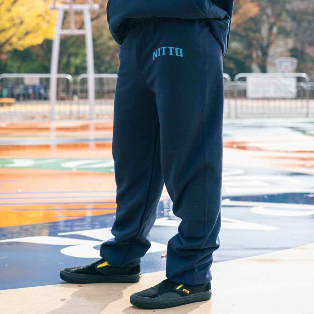希少 BLUE LUG × NITTO スウェット セットアップ パーカー 日東 NITTO* hoodie (college logo/heather gray) - BLUE LUG ONLINE