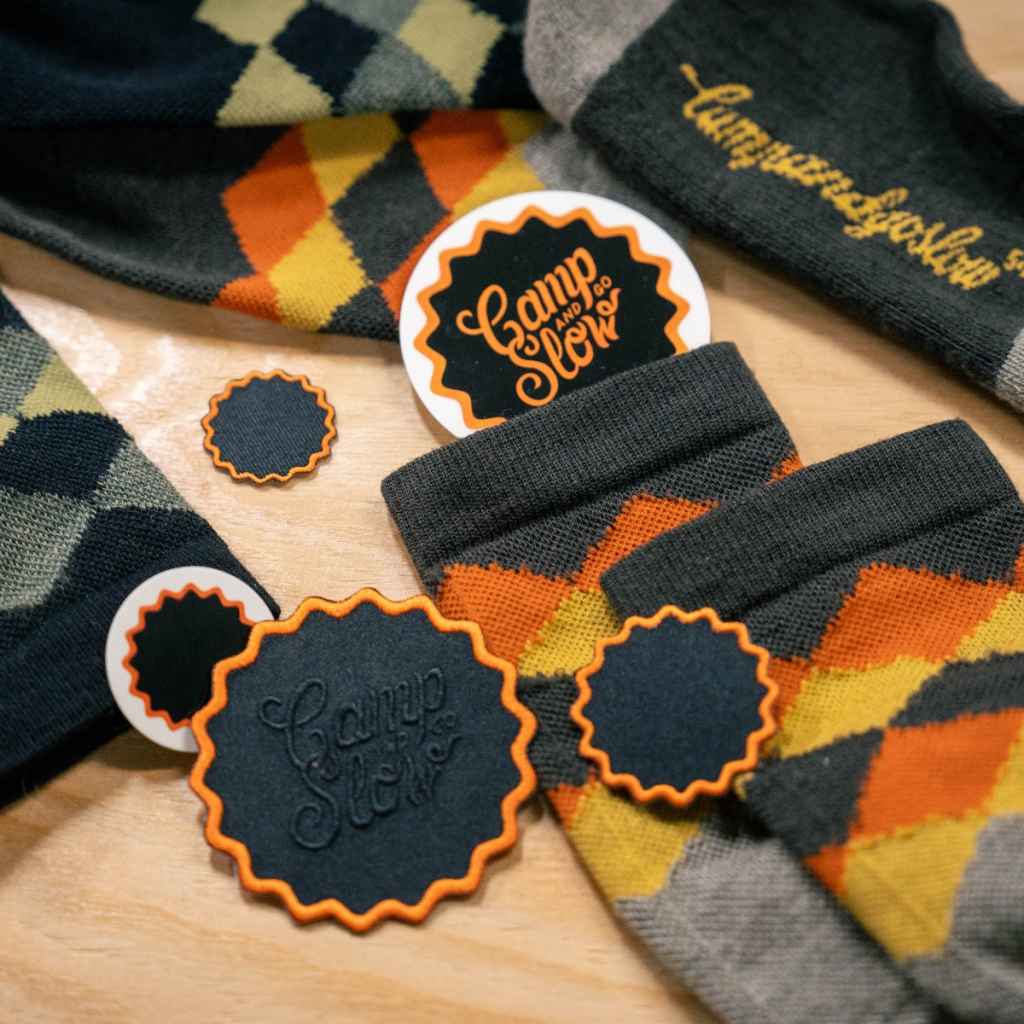CAMP AND GO SLOW* patch kit - BLUE LUG ONLINE STORE
