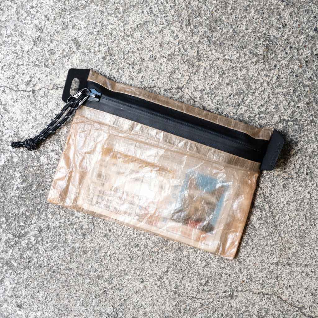 BLUE LUG* mame wallet (dyneema yellow) - BLUE LUG ONLINE STORE