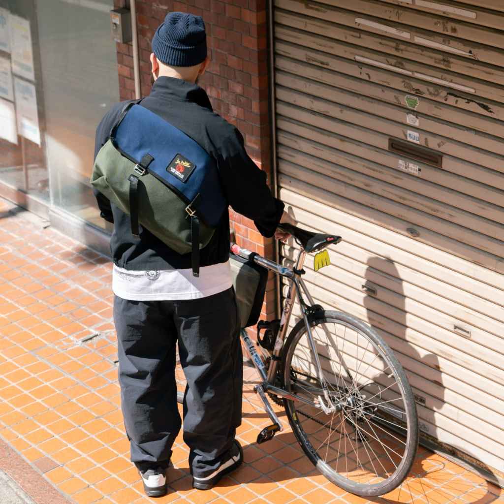 【DE MARTINI】メッセンジャーバッグ 3601 DE MARTINI* 3601 messenger bag (canvas purple) - BLUE LUG