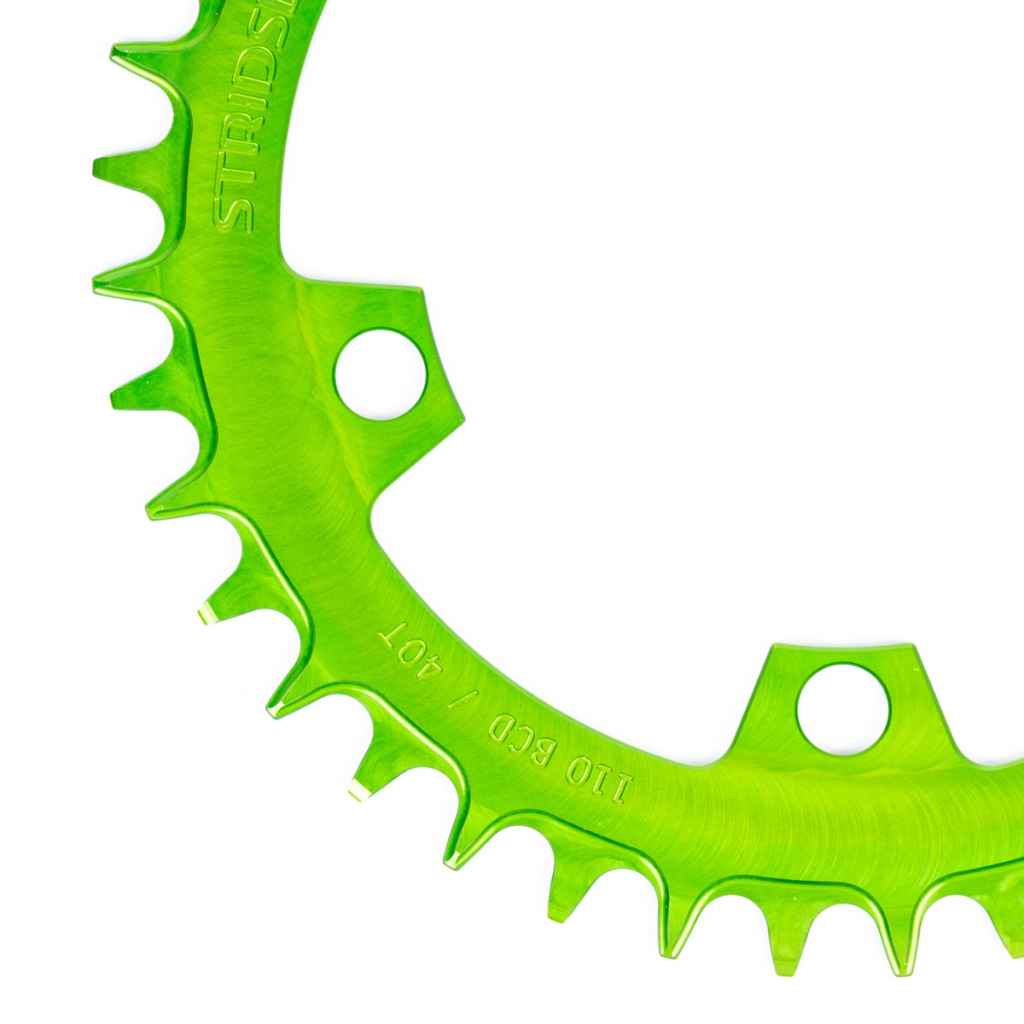 STRIDSLAND* narrow wide chainring (strong green) - BLUE LUG ONLINE