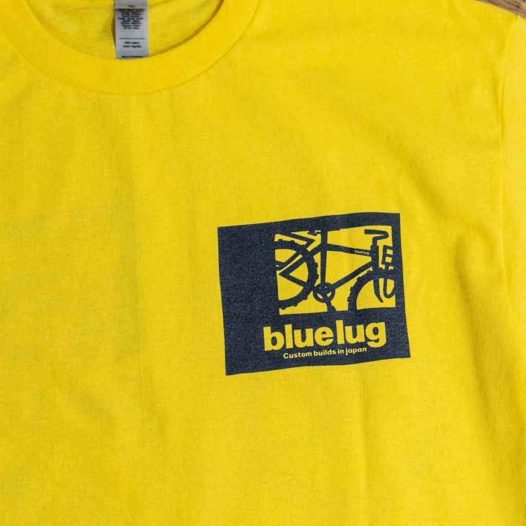BLUE LUG* everyday bike t-shirt (yellow) - BLUE LUG ONLINE STORE