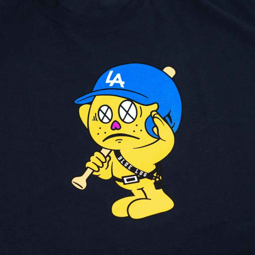 TEAM DREAM×BLUE LUG* LA t-shirt (navy) - BLUE LUG ONLINE STORE