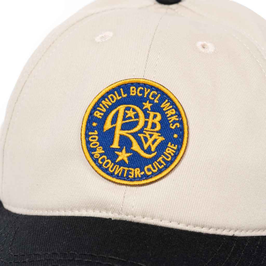 RIVENDELL* RBW organic cotton hat (stone/black) - BLUE LUG